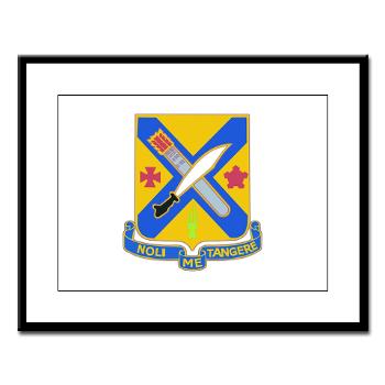 2B2IR - M01 - 02 - DUI - 2nd Battalion - 2nd Infantry Regiment - Large Framed Print