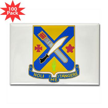 2B2IR - M01 - 01 - DUI - 2nd Battalion - 2nd Infantry Regiment - Rectangle Magnet (100 pack)