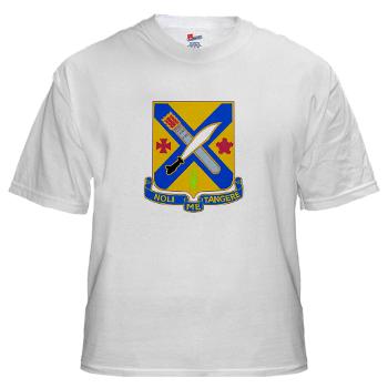 2B2IR - A01 - 04 - DUI - 2nd Battalion - 2nd Infantry Regiment - White T-Shirt
