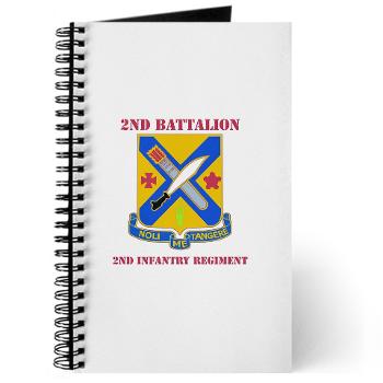 2B2IR - M01 - 02 - DUI - 2nd Battalion - 2nd Infantry Regiment with Text - Journal
