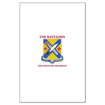 2B2IR - M01 - 02 - DUI - 2nd Battalion - 2nd Infantry Regiment with Text - Large Poster - Click Image to Close