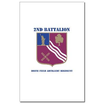 2B306FAR - M01 - 02 - DUI - 2nd Bn - 306th FA Regt with Text - Mini Poster Print - Click Image to Close