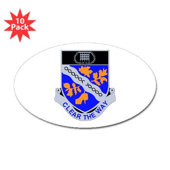 2B307IR - M01 - 01 - DUI - 2nd Bn - 307th Infantry Regiment Sticker (Oval 10 pk) - Click Image to Close