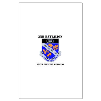 2B307IR - M01 - 02 - DUI - 2nd Bn - 307th Infantry Regiment with Text Large Poster - Click Image to Close