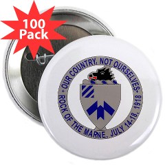 2B30IR - M01 - 01 - DUI - 2nd Bn - 30th Infantry Regiment 2.25" Button (100 pack) - Click Image to Close