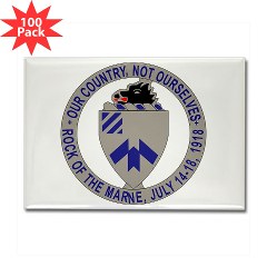 2B30IR - M01 - 01 - DUI - 2nd Bn - 30th Infantry Regiment Rectangle Magnet (100 pack) - Click Image to Close