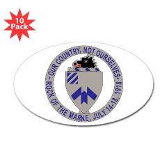 2B30IR - M01 - 01 - DUI - 2nd Bn - 30th Infantry Regiment Sticker (Oval 10 pk) - Click Image to Close