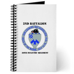 2B30IR - M01 - 02 - DUI - 2nd Bn - 30th Infantry Regiment with Text Journal