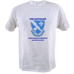 2B310ITS - A01 - 04 - DUI - 2nd Battalion - 310th Infantry (TS) with Text Value T-Shirt - Click Image to Close
