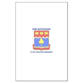 2B311IR - M01 - 02 - DUI - 2nd Bn - 311 Infantry Regt with Text - Large Poster