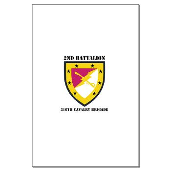 2B316CB - M01 - 02 - SSI - 2Bn - 316th Cavalry Bde with text Large Poster - Click Image to Close
