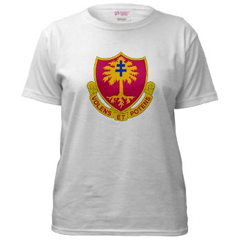 2B320FAR - A01 - 04 - DUI - 2nd Bn - 320th Field Artillery Regiment Women's T-Shirt - Click Image to Close