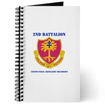 2B320FAR - M01 - 02 - DUI - 2nd Bn - 320th Field Artillery Regiment with Text Journal