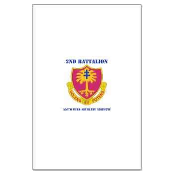 2B320FAR - M01 - 02 - DUI - 2nd Bn - 320th Field Artillery Regiment with Text Large Poster