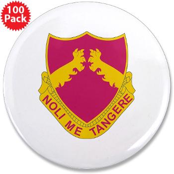 2B321AFAR - M01 - 01 - DUI - 2nd Bn - 321st Airborne FA Regt 3.5" Button (100 pack) - Click Image to Close