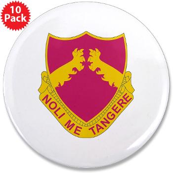 2B321AFAR - M01 - 01 - DUI - 2nd Bn - 321st Airborne FA Regt 3.5" Button (10 pack) - Click Image to Close