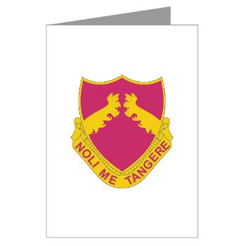 2B321AFAR - M01 - 02 - DUI - 2nd Bn - 321st Airborne FA Regt Greeting Cards (Pk of 10) - Click Image to Close
