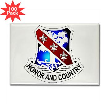 2B327IR - M01 - 01 - DUI - 2nd Bn - 327th Infantry Regt Rectangle Magnet (100 pack) - Click Image to Close