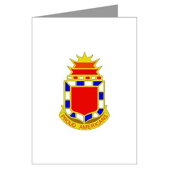 2B32FAR - M01 - 02 - DUI - 2nd Bn - 32nd Field Artillery Regiment Greeting Cards (Pk of 10) - Click Image to Close