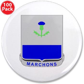 2B338R - M01 - 01 - DUI - 2nd Bn - 338th Regiment CS/CSS 3.5" Button (100 pack) - Click Image to Close