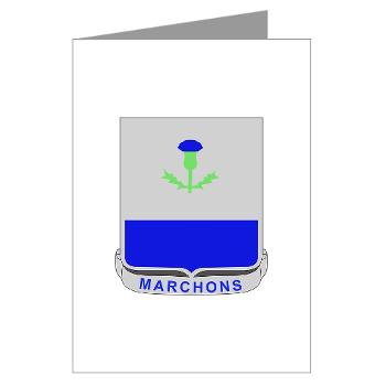 2B338R - M01 - 02 - DUI - 2nd Bn - 338th Regiment CS/CSS Greeting Cards (Pk of 10) - Click Image to Close