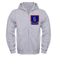 2B340RCSS - A01 - 03 - DUI - 2nd Bn - 340th Regt CSS Zip Hoodie - Click Image to Close