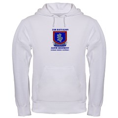 2B340RCSS - A01 - 03 - DUI - 2nd Bn - 340th Regt CSS with Text Hooded Sweatshirt