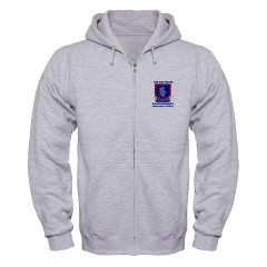 2B340RCSS - A01 - 03 - DUI - 2nd Bn - 340th Regt CSS with Text Zip Hoodie - Click Image to Close