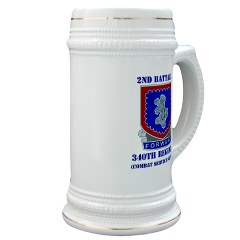 2B340RCSS - M01 - 03 - DUI - 2nd Bn - 340th Regt CSS with Text Stein - Click Image to Close