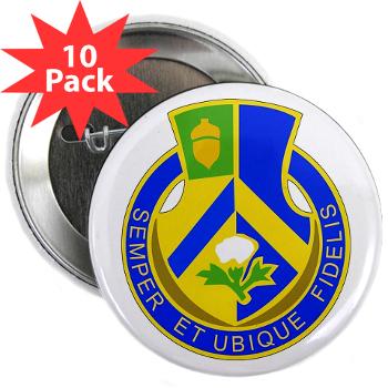 2B346R - M01 - 01 - DUI - 2nd Battalion - 346 Regiment - FSB 2.25" Button (10 pack) - Click Image to Close