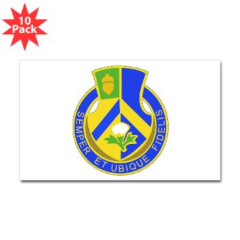 2B346R - M01 - 01 - DUI - 2nd Battalion - 346 Regiment - FSB Sticker (Rectangle 10 pk) - Click Image to Close