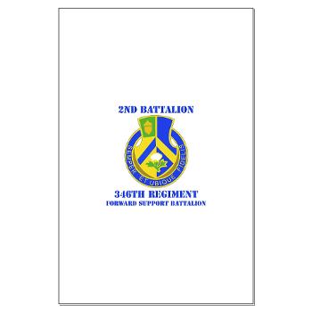 2B346R - M01 - 02 - DUI - 2nd Battalion - 346 Regiment - FSB with Text Large Poster - Click Image to Close