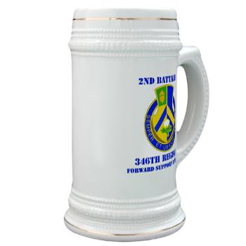 2B346R - M01 - 03 - DUI - 2nd Battalion - 346 Regiment - FSB with Text Stein - Click Image to Close