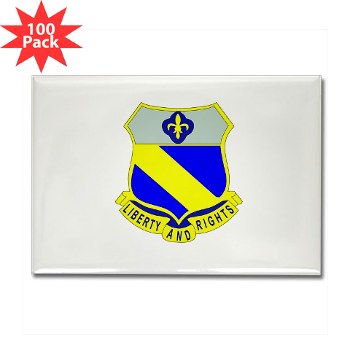 2B349R - M01 - 01 - DUI - 2nd Battalion - 349 Regt - Rectangle Magnet (100 pack) - Click Image to Close