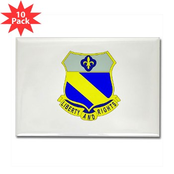 2B349R - M01 - 01 - DUI - 2nd Battalion - 349 Regt - Rectangle Magnet (10 pack) - Click Image to Close