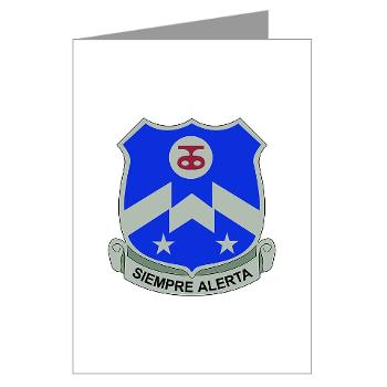 2B357IR - M01 - 02 - DUI - 2nd Bn - 357th Infantry Regiment Greeting Cards (Pk of 10) - Click Image to Close