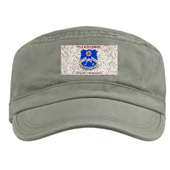 2B357IR - A01 - 01 - DUI - 2nd Bn - 357th Infantry Regiment with Text Military Cap