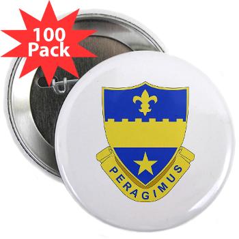 2B358AR - M01 - 01 - DUI - 2nd Bn - 358th Armor Regiment 2.25" Button (100 pack) - Click Image to Close