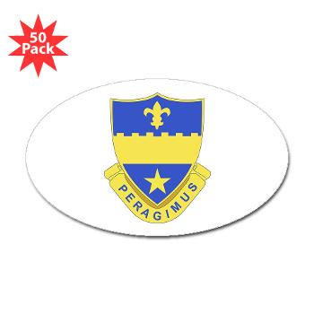 2B358AR - M01 - 01 - DUI - 2nd Bn - 358th Armor Regiment Sticker (Oval 50 pk) - Click Image to Close