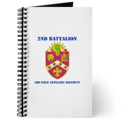 2B3FAR - M01 - 02 - DUI - 2nd Battalion - 3rd Field Artillery Regiment with Text Journal