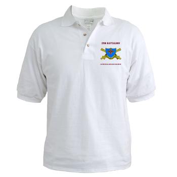 2B410FA - A01 - 04 - DUI - 2nd Bn - 410th FA with Text - Golf Shirt - Click Image to Close