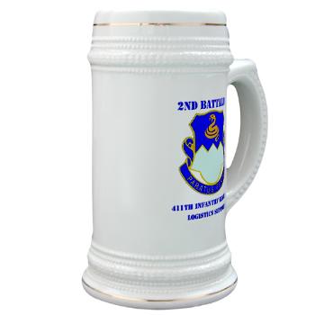 2B411IR - M01 - 03 - DUI - 2nd Bn - 411th Regt(LSB)with Text - Stein - Click Image to Close