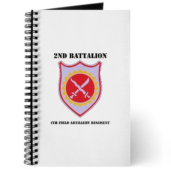 2B4FAR - M01 - 02 - DUI - 2nd Battalion - 4th FA Regiment with Text - Journal