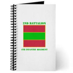 2B4IR - M01 - 02 - DUI - 2nd Bn - 4th Infantry Regiment with Text Journal