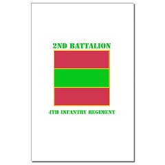 2B4IR - M01 - 02 - DUI - 2nd Bn - 4th Infantry Regiment with Text Mini Poster Print