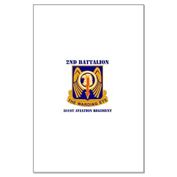 2B501AR - M01 - 02 - DUI - 2nd Bn - 501st Avn Regt with Text - Large Poster