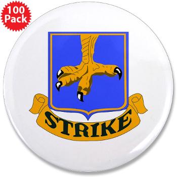 2B502IR - M01 - 01 - DUI - 2nd Battalion - 502nd Infantry Regiment - 3.5" Button (100 pack) - Click Image to Close