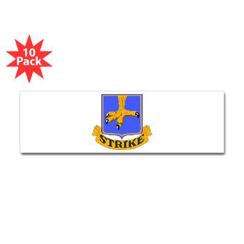 2B502IR - M01 - 01 - DUI - 2nd Battalion - 502nd Infantry Regiment - Sticker (Bumper 10 pk)