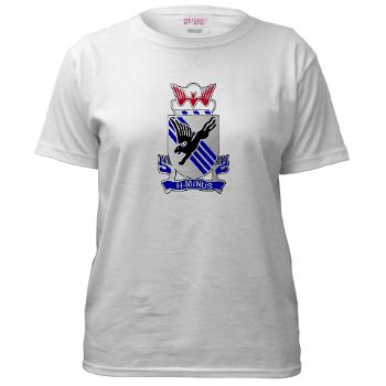 2B505PIR - A01 - 04 - DUI - 2nd Bn - 505th Parachute Infantry Regt - Women's T-Shirt