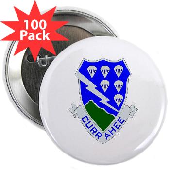 2B506IR - M01 - 01 - DUI - 2nd Battalion - 506th Infantry Regiment 2.25" Button (100 pack) - Click Image to Close